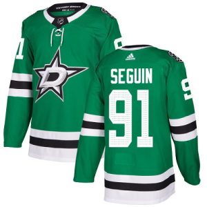 Herre NHL Dallas Stars Drakter Tyler Seguin #91 Authentic Grønn Hjemme